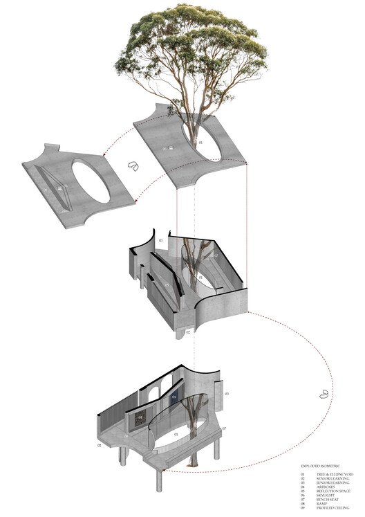 "Flyover" or "Gallery for a Tree"