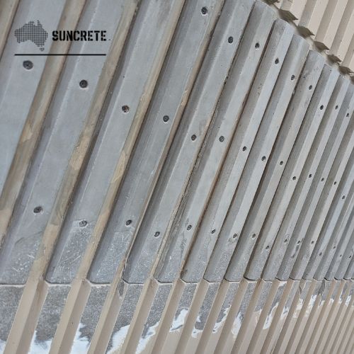 GFRC Cladding, Strip Rib Pattern, Alpha Precast, Sydney, Australia